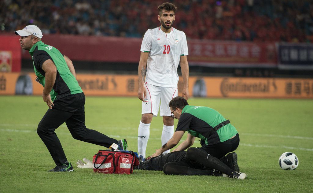 Thủ môn U23 Iran bất tỉnh, co giật trong trận giao hữu cuối trước thềm ASIAD 2018 - Ảnh 4.