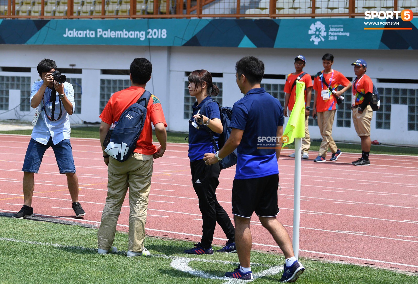Olympic Nhật Bản khảo sát sân thi đấu bằng thiết bị hiện đại - Ảnh 4.