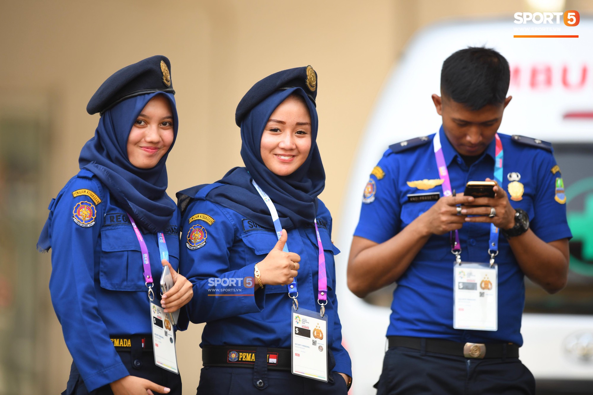 Những nữ cảnh sát xinh đẹp và mạnh mẽ làm nhiệm vụ tại ASIAD 2018 - Ảnh 5.
