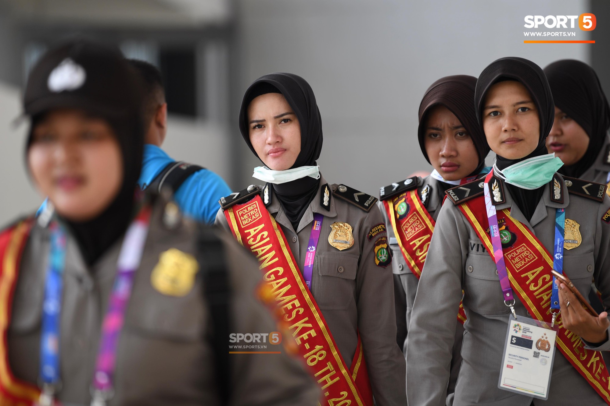 Những nữ cảnh sát xinh đẹp và mạnh mẽ làm nhiệm vụ tại ASIAD 2018 - Ảnh 7.
