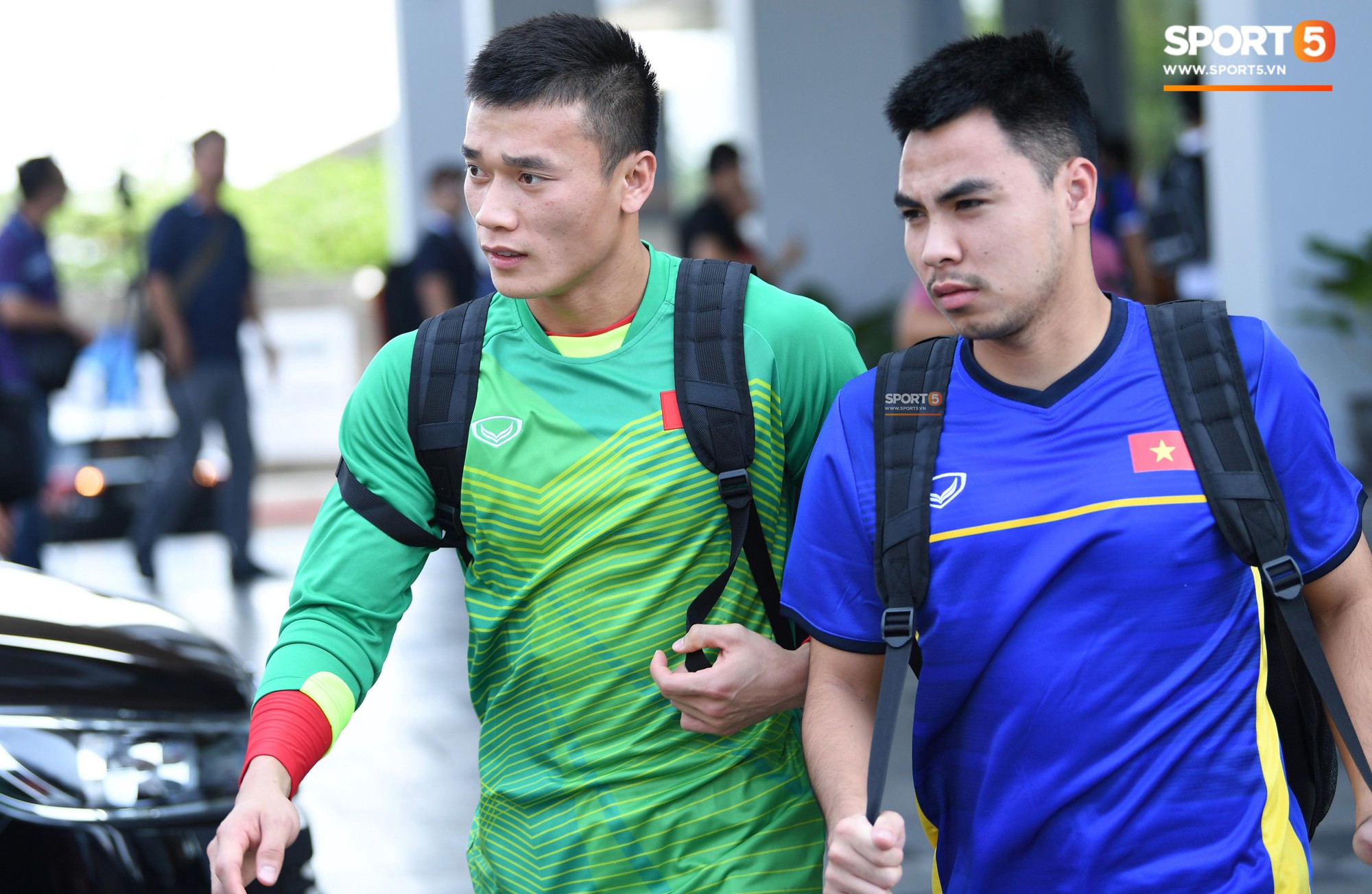 Đội tuyển Olympic Việt Nam thoải mái trước giờ tập luyện - Ảnh 3.