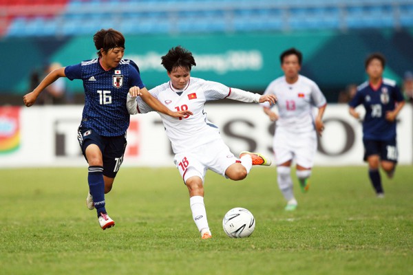 ĐT nữ Việt Nam thua 0-7 trước Nhật Bản, gặp đội nhì bảng A tại Tứ kết ASIAD - Ảnh 2.