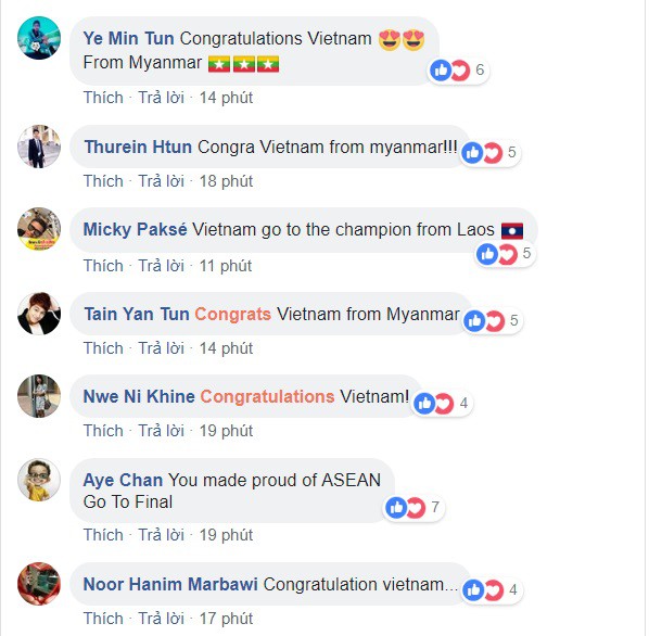 CĐV Đông Nam Á nô nức chúc mừng chiến thắng của Olympic Việt Nam - Ảnh 4.
