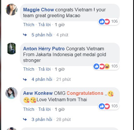 CĐV Đông Nam Á nô nức chúc mừng chiến thắng của Olympic Việt Nam - Ảnh 6.