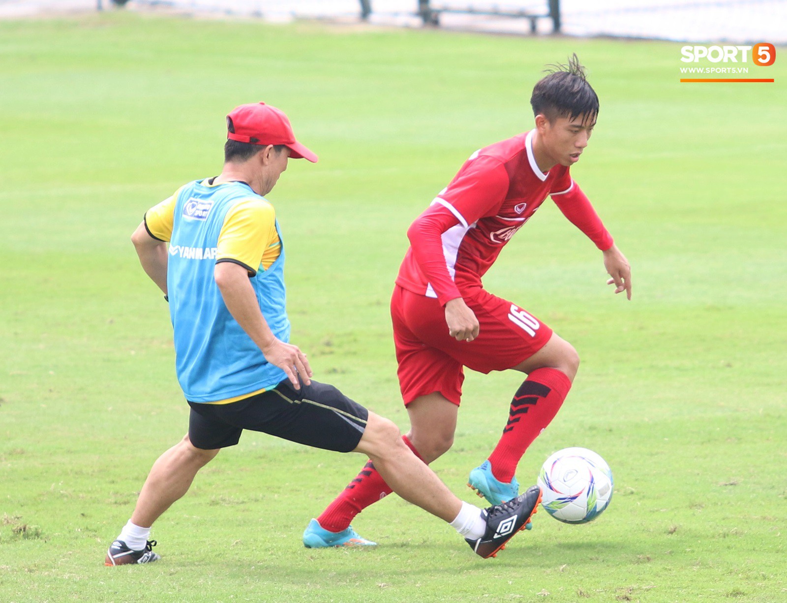 9 cầu thủ U23 Việt Nam được thầy Lee bổ túc trước trận đấu với Palestine - Ảnh 6.