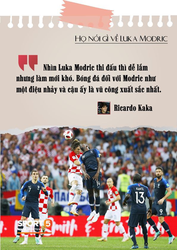 Những danh thủ bóng đá và các huấn luyện viên nói gì về Luka Modric - Ảnh 4.