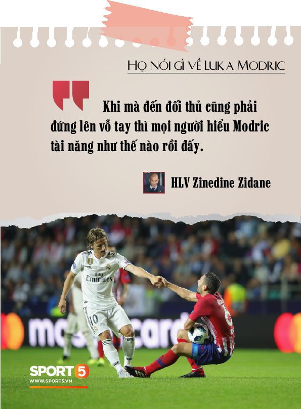 Những danh thủ bóng đá và các huấn luyện viên nói gì về Luka Modric - Ảnh 10.