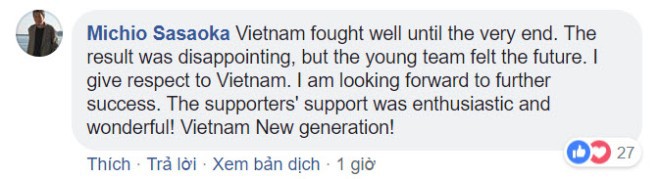 Để tuột HCĐ, Olympic Việt Nam vẫn nhận được ngàn lời ca tụng từ CĐV quốc tế - Ảnh 2.