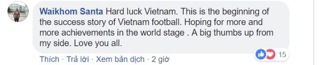 Để tuột HCĐ, Olympic Việt Nam vẫn nhận được ngàn lời ca tụng từ CĐV quốc tế - Ảnh 3.