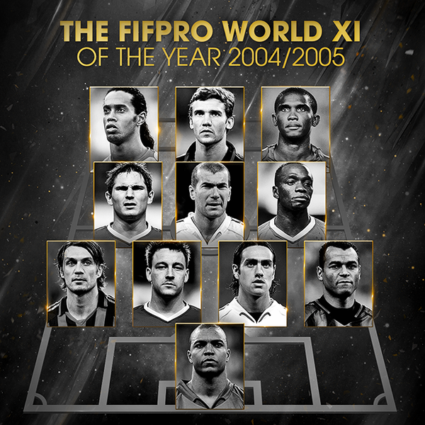 Đội hình FIFPro từ năm 2005 đến nay: Vinh danh những huyền thoại - Ảnh 1.