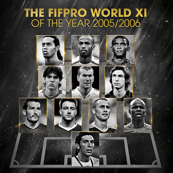 Đội hình FIFPro từ năm 2005 đến nay: Vinh danh những huyền thoại - Ảnh 2.