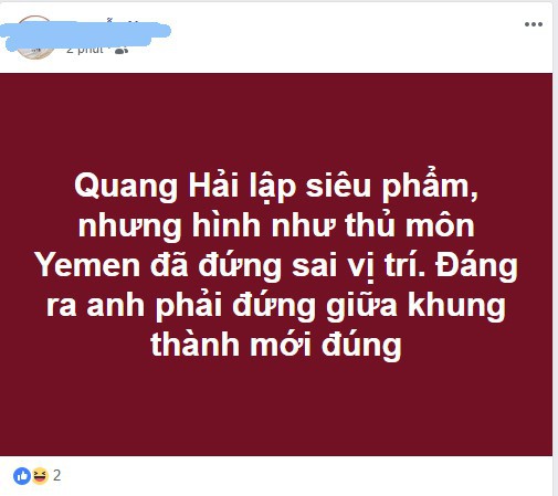 Cộng đồng mạng chỉ ra điểm tương đồng của thủ môn Yemen và Văn Lâm trong tình huống sút phạt của Quang Hải - Ảnh 1.