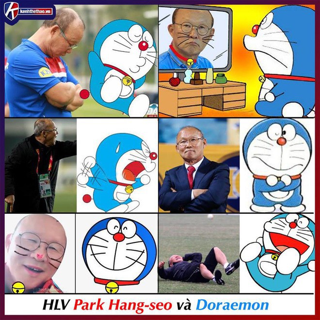 Những bản sao của thầy Park: Xuân Trường, Doraemon và còn nhân vật nào nữa? - Ảnh 8.