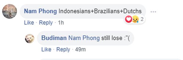 CĐV Indonesia vẫn rất tự hào sau trận thua: Ít nhất là chúng ta đã ghi được bàn vào lưới Việt Nam - Ảnh 2.