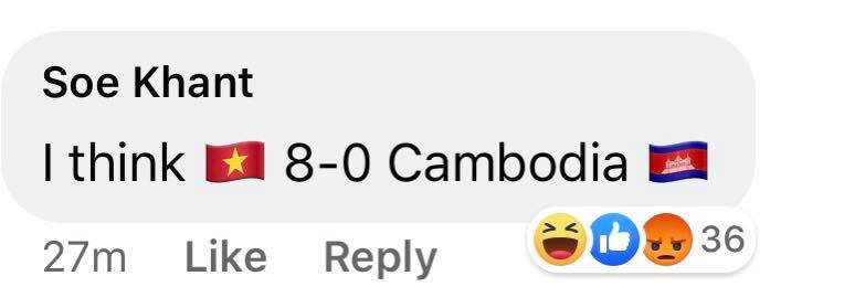 Đè bẹp Campuchia, U22 Việt Nam khiến fan bóng đá khu vực bất bình: Các bạn đá như đá tập - Ảnh 4.
