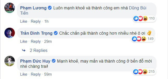 Viết tâm thư chia tay Hà Nội FC, Bùi Tiến Dũng bị đàn anh troll: Về dọn phòng đi em - Ảnh 2.