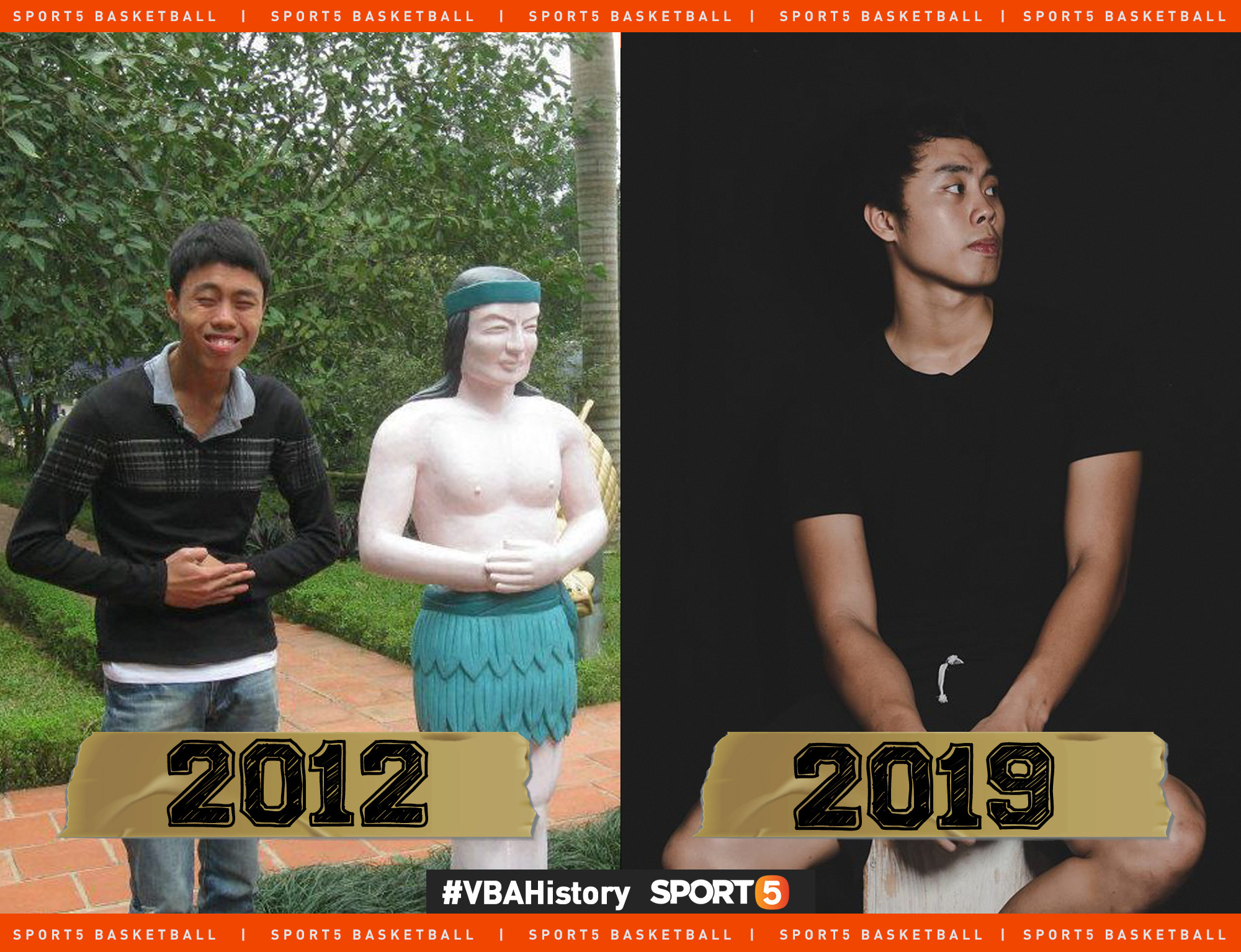 Loạt ảnh 10 năm dậy thì thành công của các sao bóng rổ Việt Nam: Bạn trai tin đồn của Nhật Lê thay đổi chóng mặt, tuyển thủ Quốc gia hóa nam thần cơ bắp - Ảnh 8.