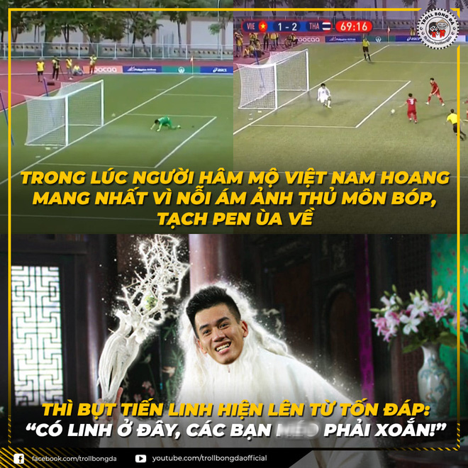 Cười lăn với loạt ảnh chế khi Việt Nam loại Thái Lan: Trọng tài đẹp trai chiếm spotlight, gây cười nhất là list thủ môn làm tăng độ khó cho game - Ảnh 6.