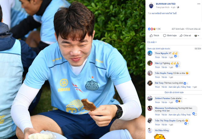 Vì Xuân Trường, fan Việt tạo ra cơn bão tương tác ở fanpage Buriram United - Ảnh 1.