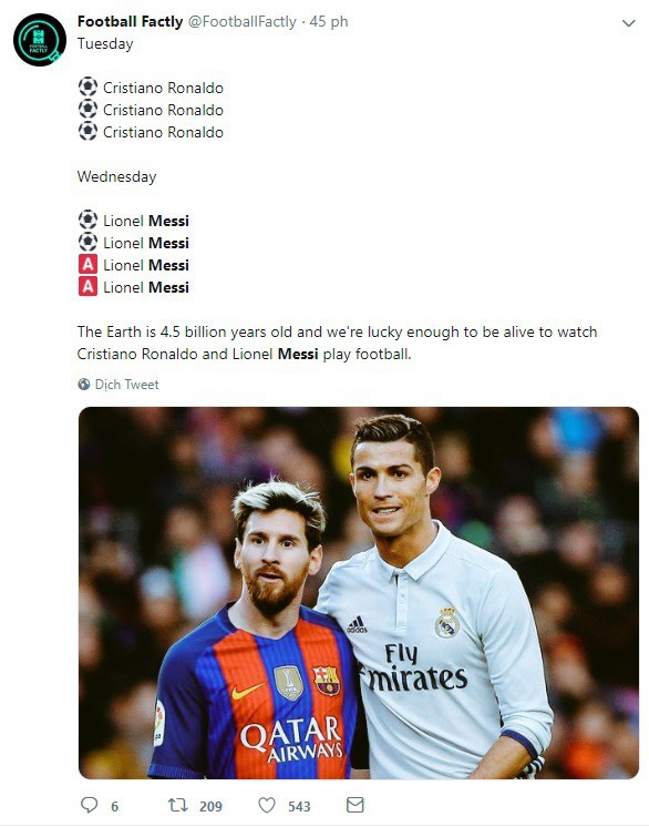 Dân mạng kêu gào sau màn trình diễn thần thánh của Messi: Anh và Ronaldo xin đừng bắt chúng tôi phải so sánh ai giỏi hơn nữa! - Ảnh 4.