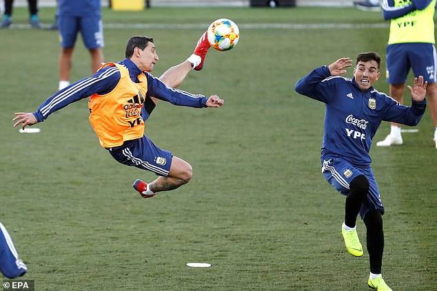 Messi trở lại ngồi nhìn ĐT Argentina hừng hực khí tập luyện - Ảnh 3.