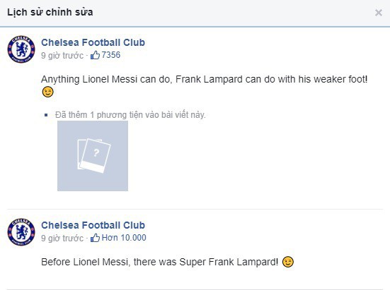 Lấy Messi để tự sướng, Chelsea nhận phản ứng cực gắt từ fan, phải thay vội caption vì gạch đá - Ảnh 6.