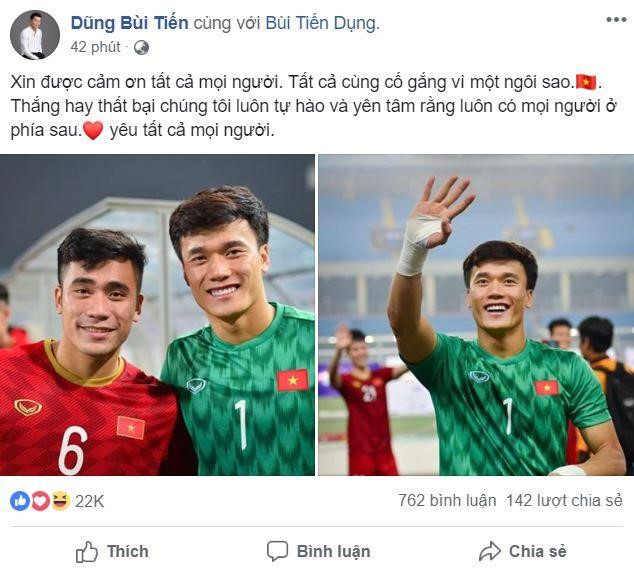 Dàn sao bóng đá Việt lên mạng chung vui sau chiến thắng vô tiền khoáng hậu - Ảnh 3.
