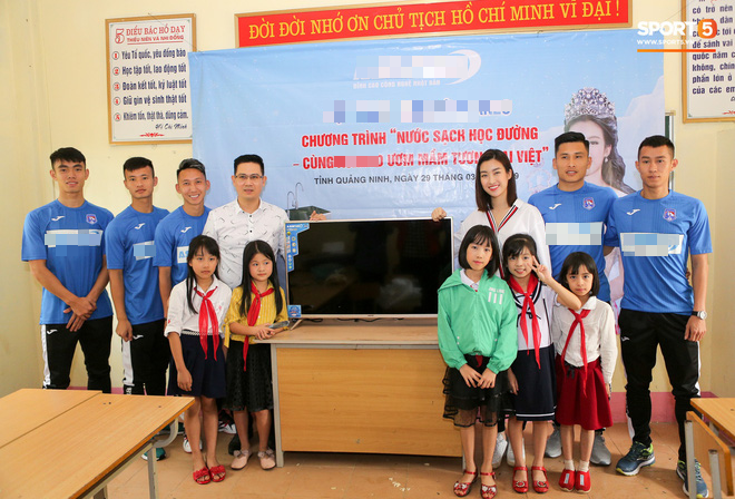 CLB Than Quảng Ninh và hoa hậu Đỗ Mỹ Linh chung tay thực hiện hoạt động đầy ý nghĩa - Ảnh 4.