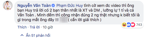 Đức Huy kêu thiếu tiền, Văn Toàn đáp cực lầy: Em không hứa cho anh vay tiền nhưng sẽ ngồi uống nước suối cùng anh - Ảnh 4.