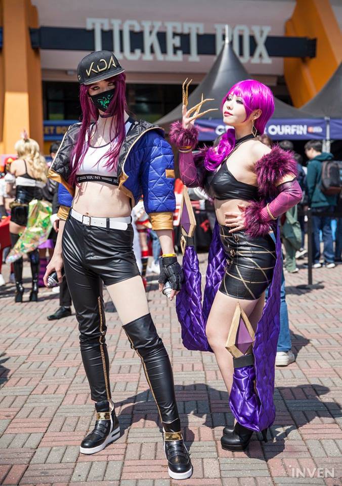 Tưng bừng lễ hội cosplay trước thềm chung kết LCK mùa xuân 2019: Bang hóa thân thành Ezreal khuấy động không khí - Ảnh 1.