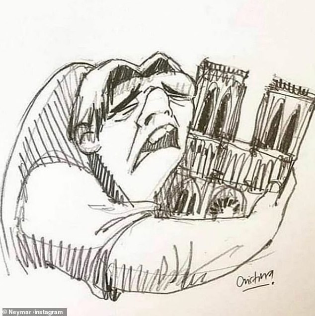 Hàng loạt ngôi sao bóng đá nuối tiếc vì nhà thờ Đức Bà, biểu tượng của thủ đô Paris bị lửa tàn phá - Ảnh 2.
