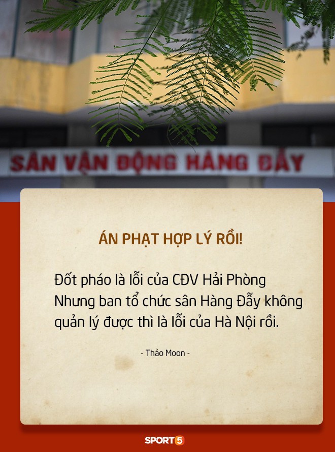 Fan Việt tranh cãi nảy lửa việc sân Hàng Đẫy cấm khán giả vì CĐV Hải Phòng đốt pháo sáng - Ảnh 3.