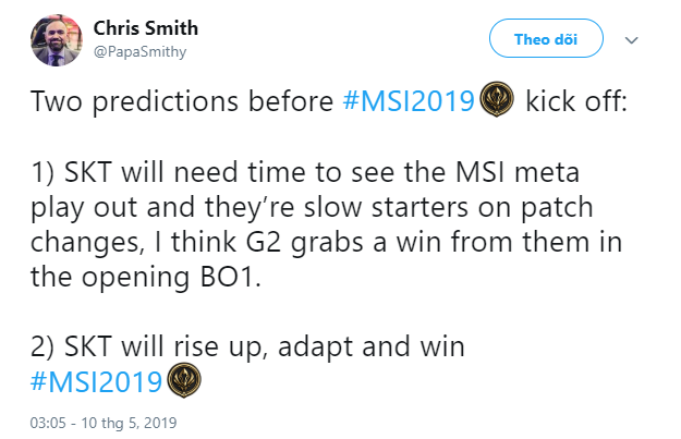 Thất bại của Faker trong trận mở màn MSI 2019 đã được dự đoán từ trước bởi chính bình luận viên LCK - Ảnh 1.