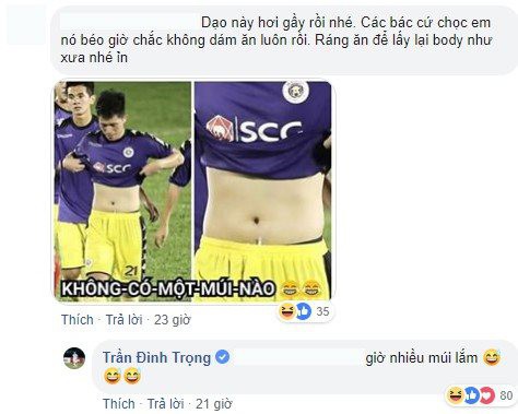 Dàn trai đẹp 6 múi CLB Hà Tĩnh ăn đứt các đàn anh Hà Nội FC về vẻ đẹp thể hình - Ảnh 7.