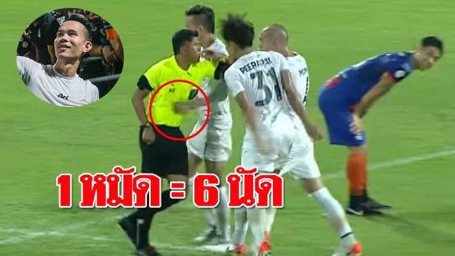 Đánh lén trọng tài và hậu quả bẽ bàng cho tuyển thủ Thái Lan: Cấm thi đấu 8 trận, nộp phạt gần 90 triệu VNĐ, bị loại khỏi danh sách sơ bộ đá Kings Cup - Ảnh 2.