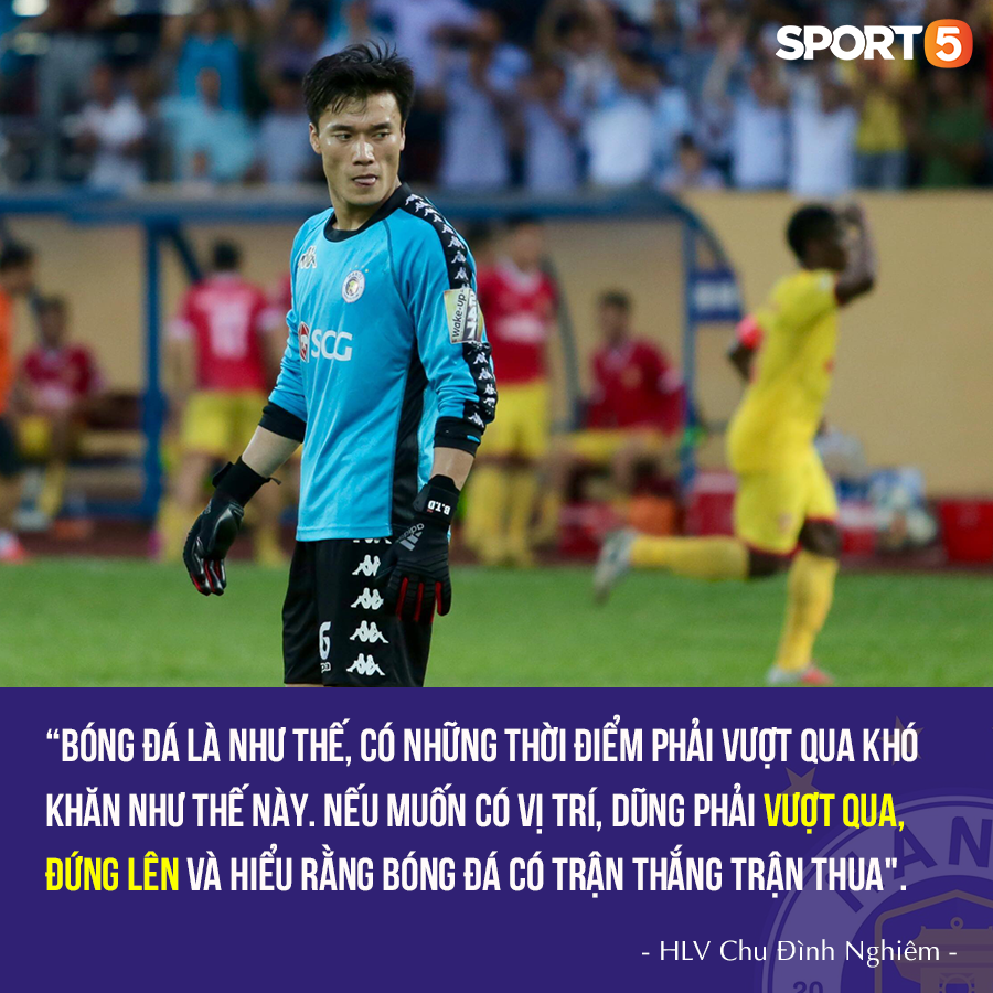 HLV Hà Nội FC bảo vệ Tiến Dũng sau trận thua Nam Định: Cậu ấy không có lỗi - Ảnh 1.