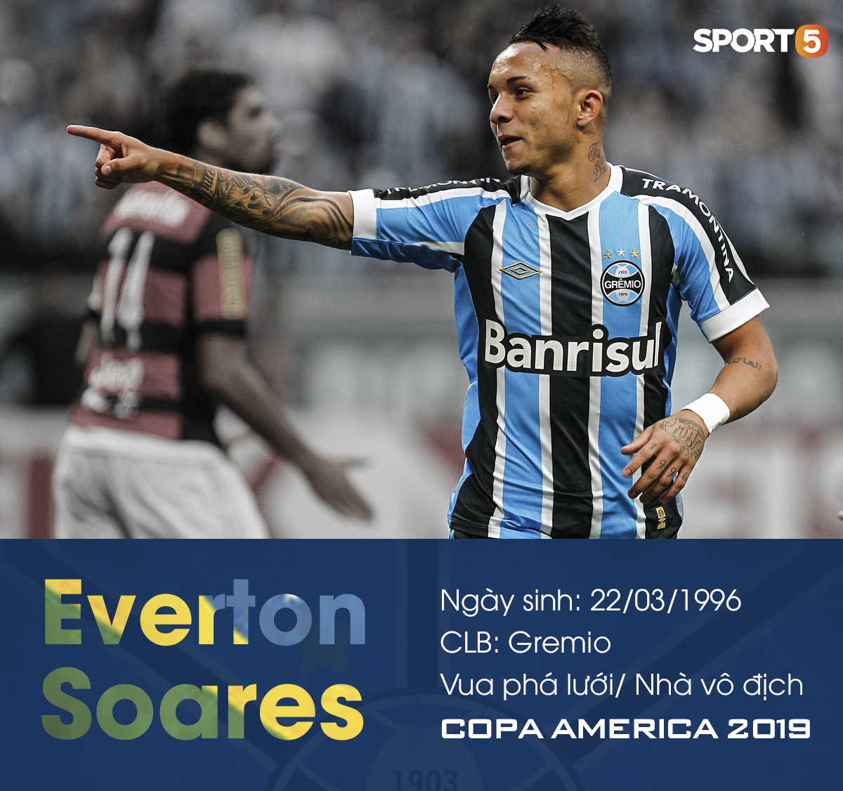 Chuyện lúc 0h: Người hùng của Brazil, Everton Soares - gã soái ca kỳ dị, quay lưng với tiền bạc và danh tiếng để chọn tình yêu - Ảnh 1.
