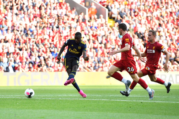Vua Ai Cập Salah lập cú đúp, Liverpool thắng dễ Arsenal để độc chiếm ngôi đầu Ngoại hạng Anh - Ảnh 3.