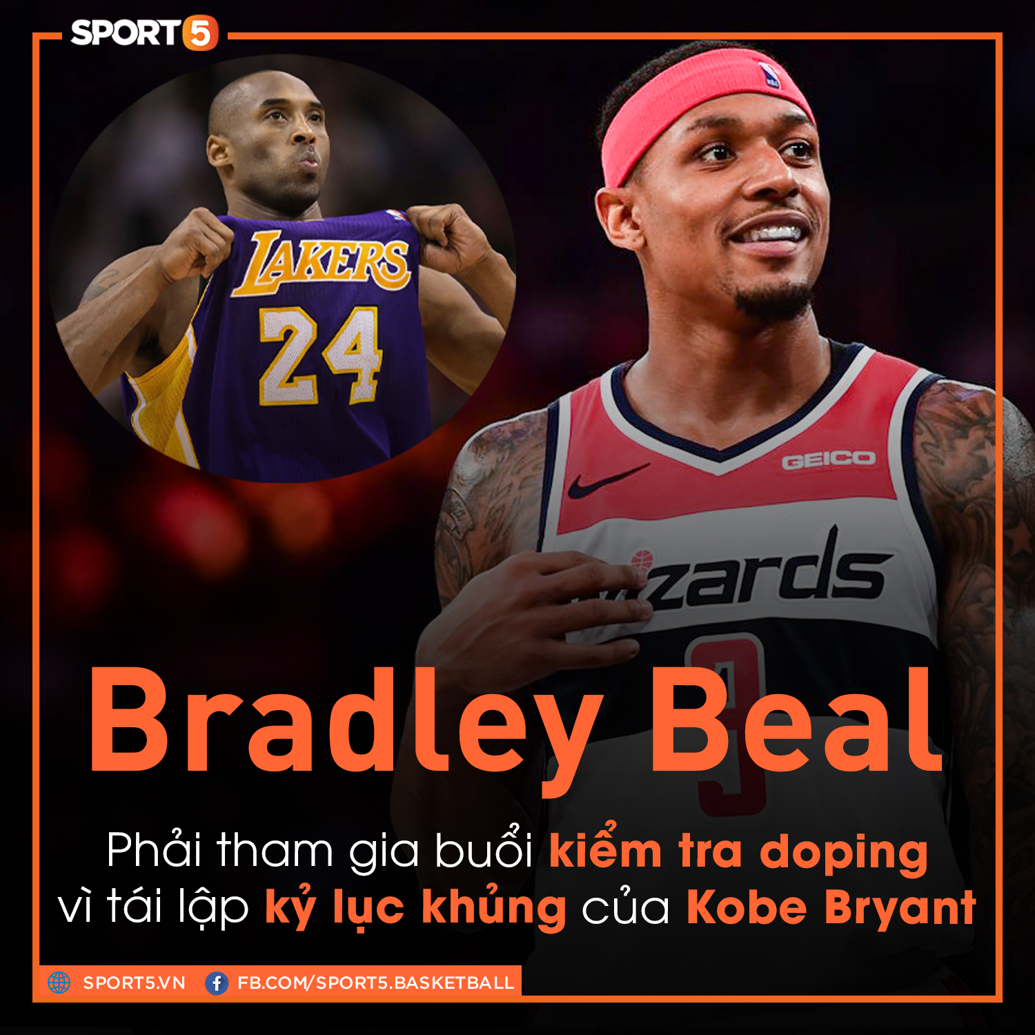 Lập kỷ lục sánh ngang cố huyền thoại Kobe Bryant, sao bóng rổ bị bế đi kiểm tra doping - Ảnh 1.