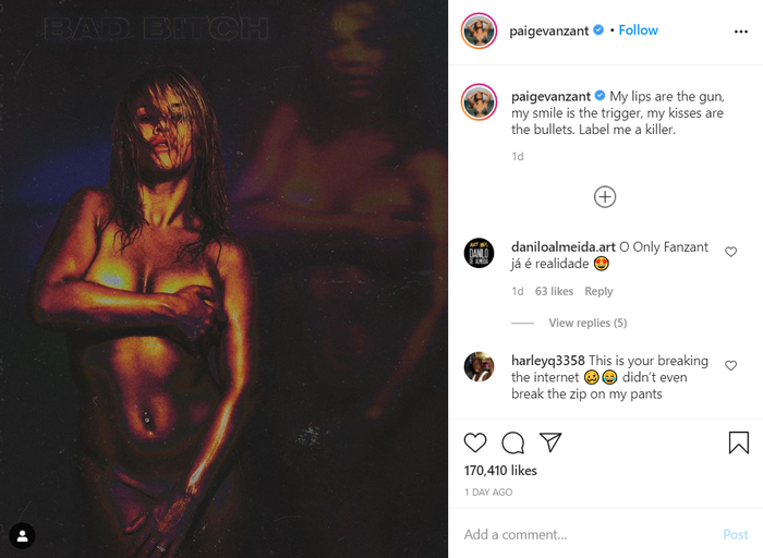 Paige VanZant khiến fan nóng mắt với album ảnh mới - Ảnh 1.
