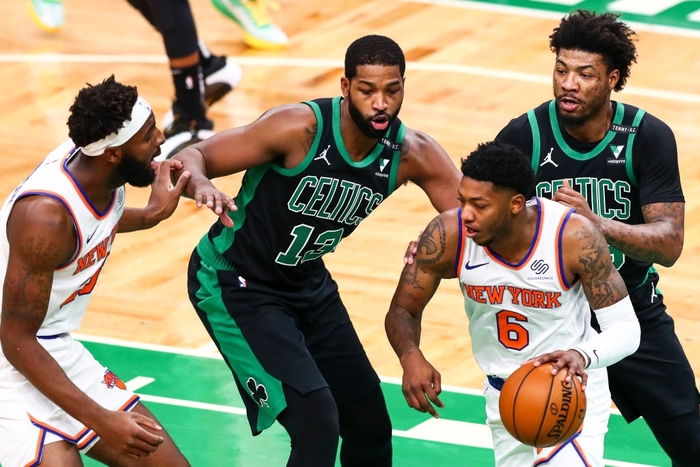 Ném rổ với hiệu suất 30%, Boston Celtics sụp đổ ở sân nhà trước New York Knicks - Ảnh 2.