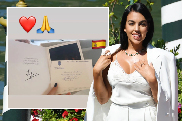 Hành động cao đẹp, bạn gái Ronaldo nhận món quà ý nghĩa từ Hoàng gia Tây Ban Nha - Ảnh 1.