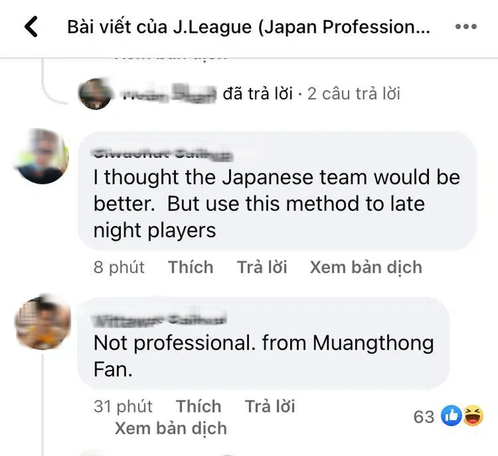  Fan Thái Lan &quot;cà kịa&quot; Văn Lâm trên fanpage J.League - Ảnh 2.