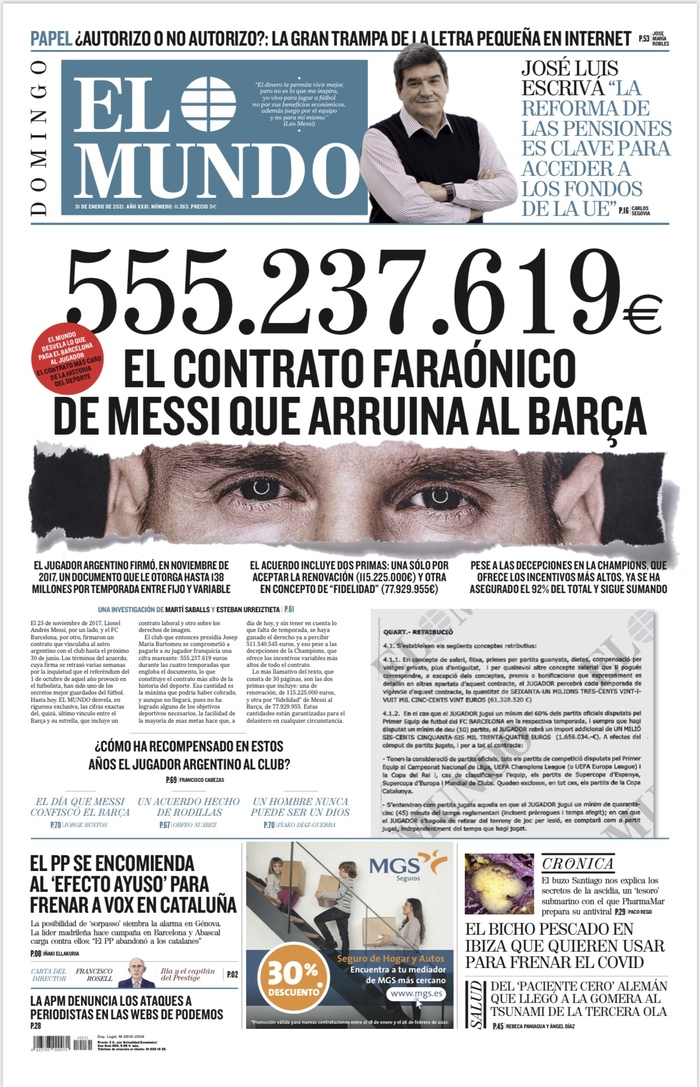 Barcelona và Messi kiện tờ báo lộ bản hợp đồng gây sốc lịch sử thể thao - Ảnh 1.