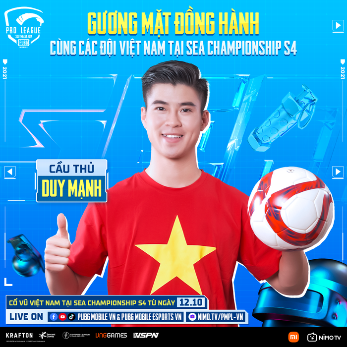 Cầu thủ Duy Mạnh đồng hành cùng 4 đội PUBG Mobile Việt Nam tại đấu trường quốc tế - Ảnh 2.