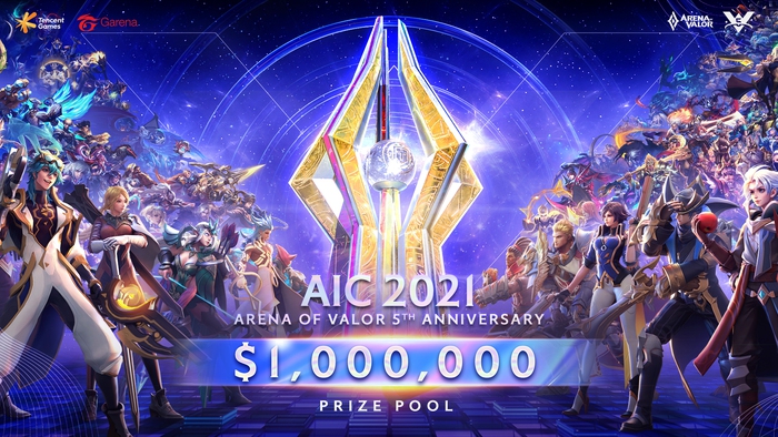 Giải đấu kỷ niệm 5 năm AIC 2021 sẽ chính thức khởi tranh với tổng giải thưởng lên tới 23 tỷ đồng - Ảnh 1.