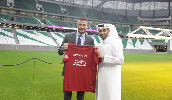 Nhận lời làm đại sứ World Cup 2022, Beckham bỏ túi khoản tiền cực khủng - Ảnh 1.
