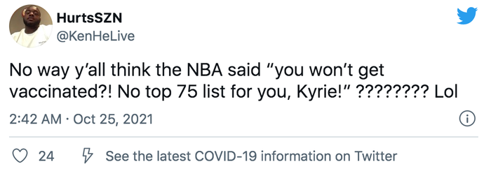 Thuyết âm mưu Kyrie Irving bị “đá” khỏi danh sách top 75 cầu thủ NBA vĩ đại nhất trong phút cuối - Ảnh 5.