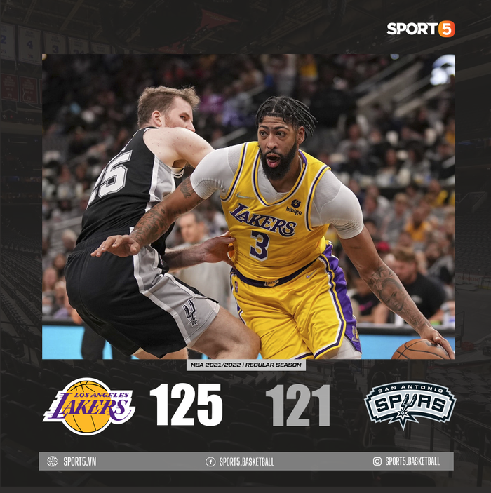 LeBron James chấn thương, Los Angeles Lakers nhọc nhằn vượt qua San Antonio Spurs ở hiệp phụ - Ảnh 2.