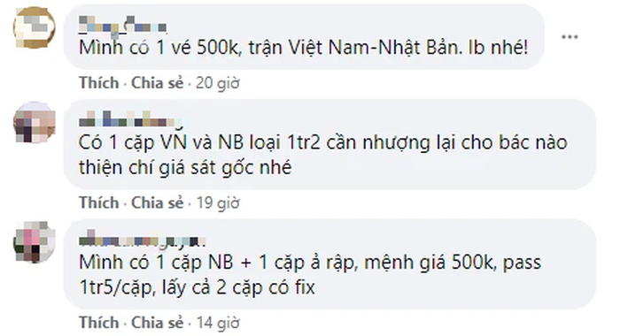Vé xem đội tuyển Việt Nam được thổi giá nhộn nhịp trên &quot;chợ đen&quot;  - Ảnh 4.